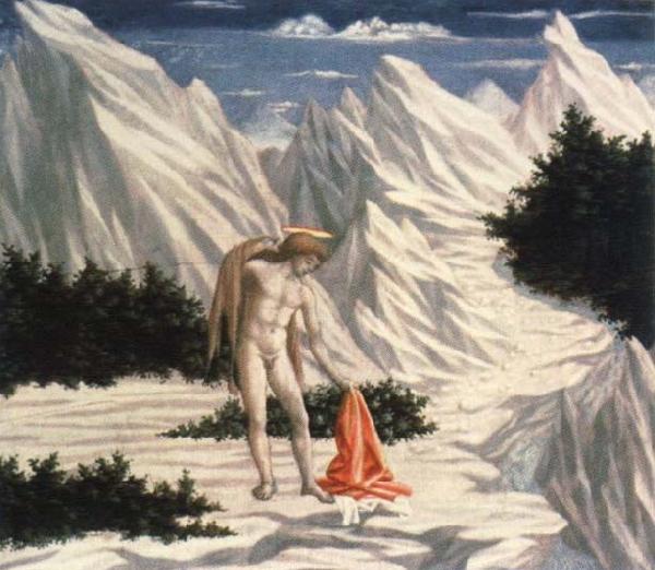 DOMENICO VENEZIANO Saint John in the Desert oil painting image